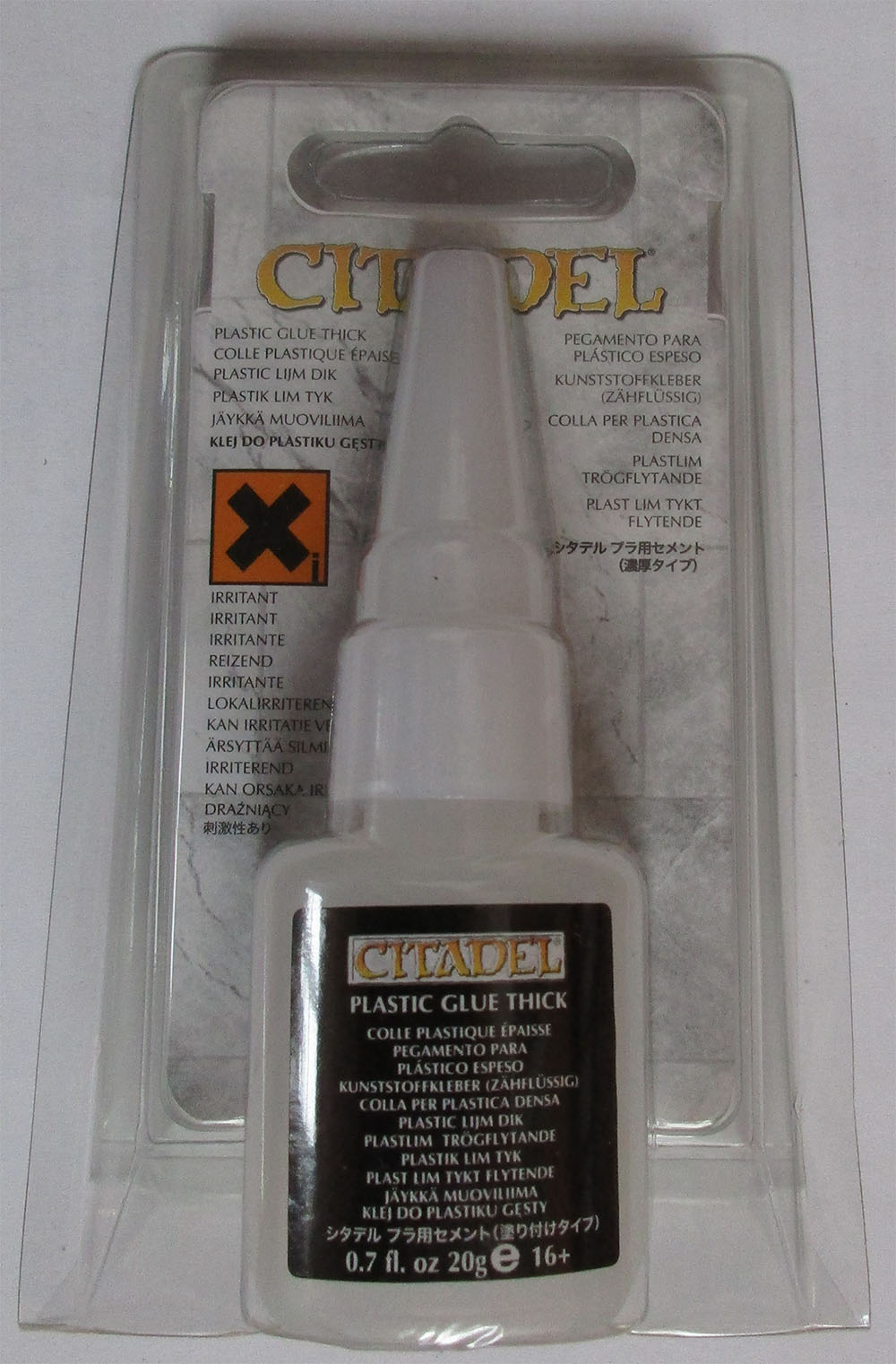 Collector-Info: 99219999016 (66-54-99) Plastic Glue Thick (Kunstoff Kleber  (z�hfl�ssig)) Citadel Miniatures Paints & Tools